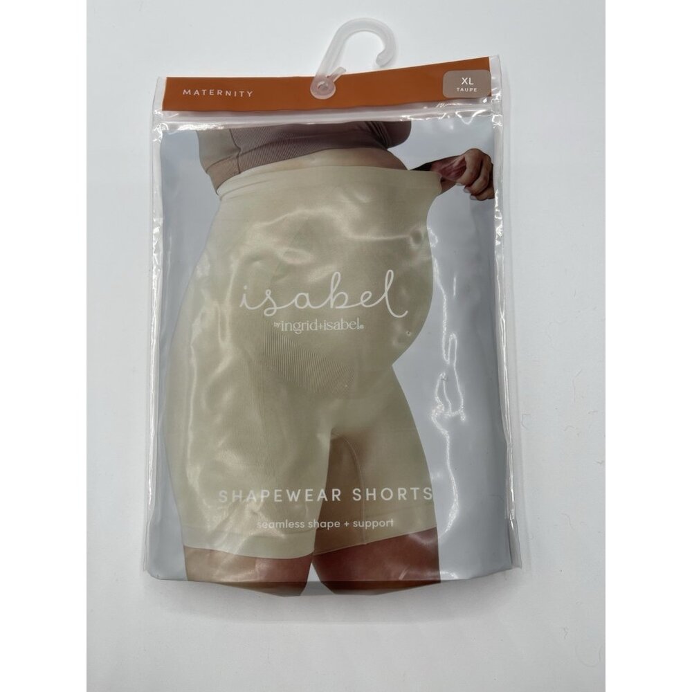 Maternity Shapewear‎ Shorts Taupe Size Large XL Isabel by Ingrid & Isabel